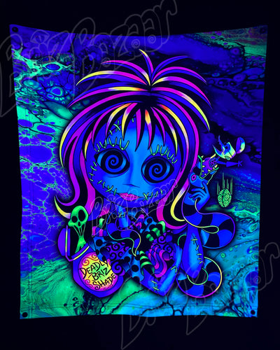 Custom Fluid UV Tapestry of Lydallyia