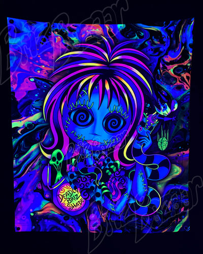 Custom Fluid UV Tapestry of Lydallyia