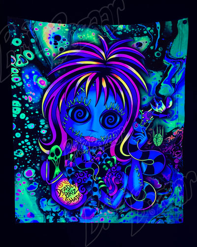 Custom Fluid UV Tapestry of Lydallyia