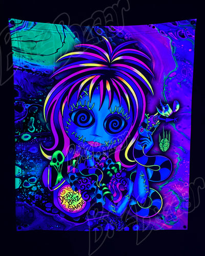Custom Fluid UV Tapestry of Lydallyia