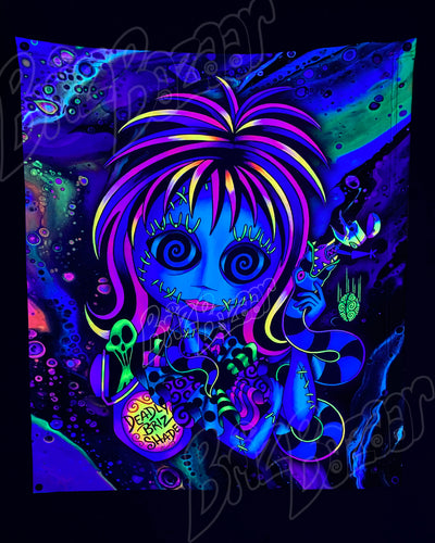 Custom Fluid UV Tapestry of Lydallyia