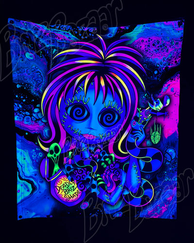 Custom Fluid UV Tapestry of Lydallyia