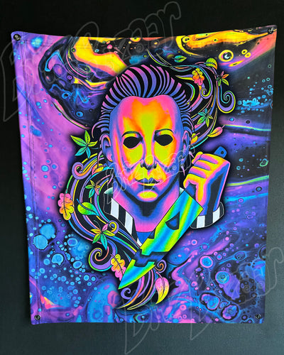 Custom Fluid UV Tapestry of BoogeyBriz