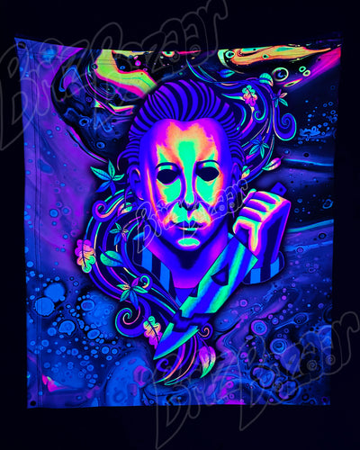 Custom Fluid UV Tapestry of BoogeyBriz