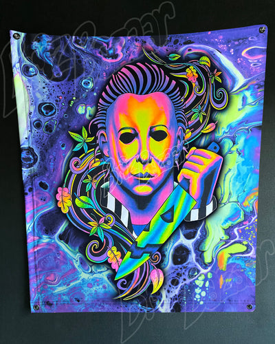 Custom Fluid UV Tapestry of BoogeyBriz