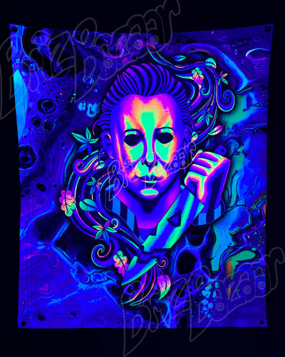 Custom Fluid UV Tapestry of BoogeyBriz