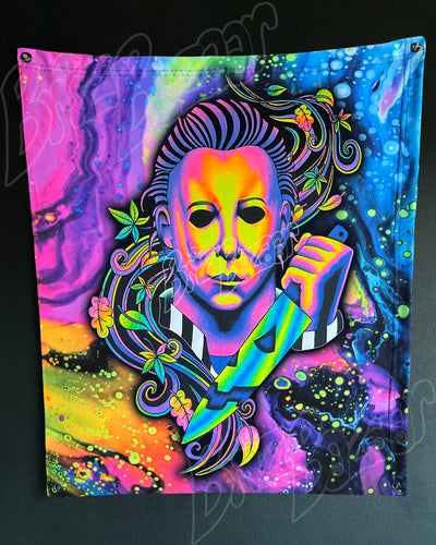 Custom Fluid UV Tapestry of BoogeyBriz