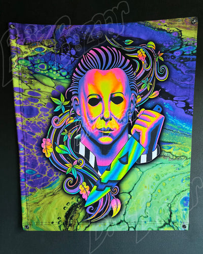 Custom Fluid UV Tapestry of BoogeyBriz
