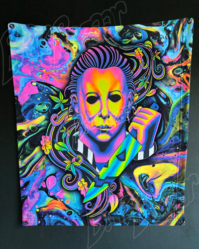 Custom Fluid UV Tapestry of BoogeyBriz