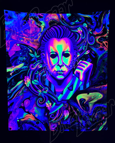 Custom Fluid UV Tapestry of BoogeyBriz