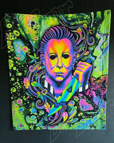 Custom Fluid UV Tapestry of BoogeyBriz