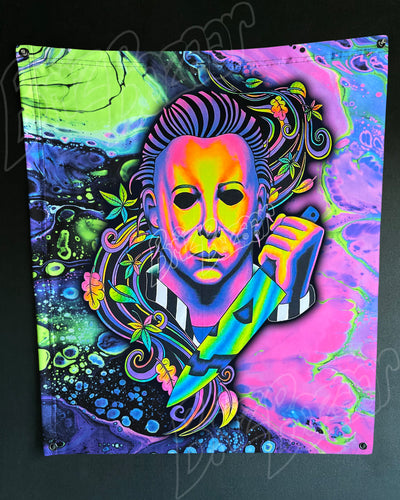 Custom Fluid UV Tapestry of BoogeyBriz
