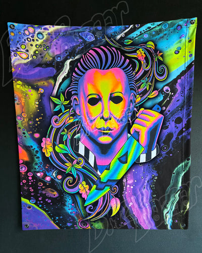 Custom Fluid UV Tapestry of BoogeyBriz