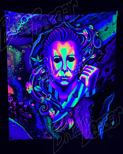 Custom Fluid UV Tapestry of BoogeyBriz