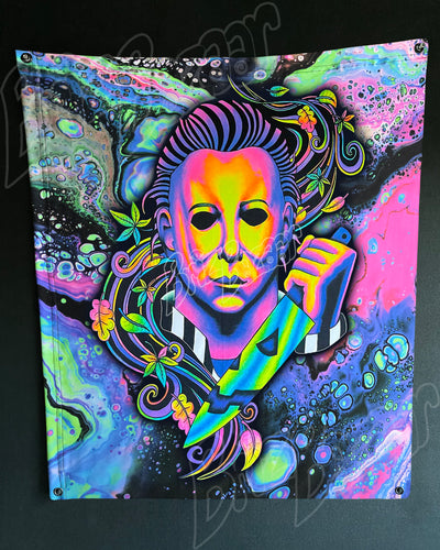 Custom Fluid UV Tapestry of BoogeyBriz