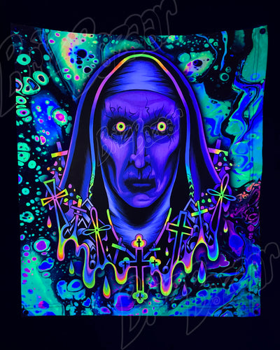 Custom Fluid UV Tapestry of Twizted Sister