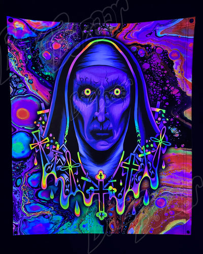 Custom Fluid UV Tapestry of Twizted Sister