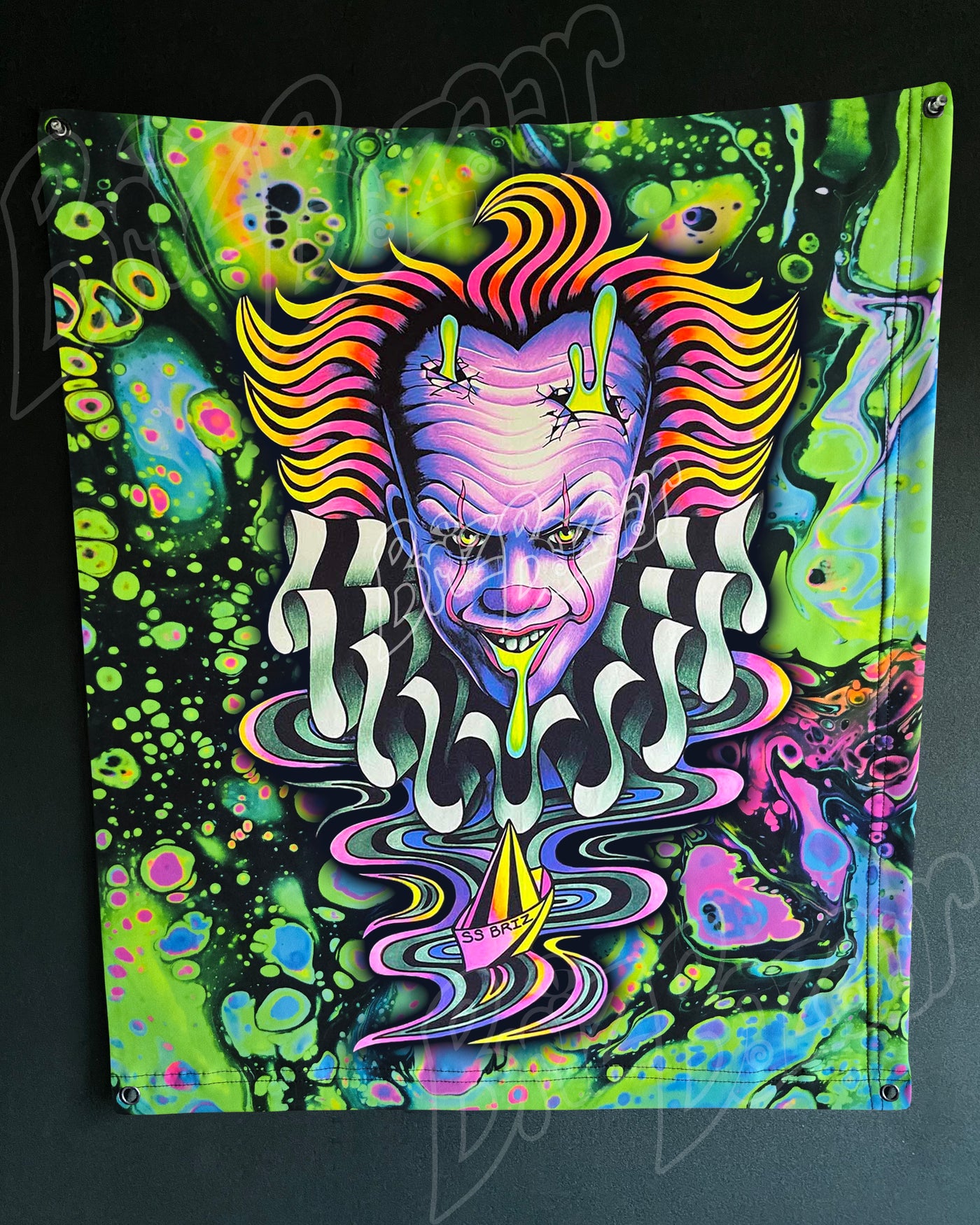Custom Fluid UV Tapestry of Brizzywize