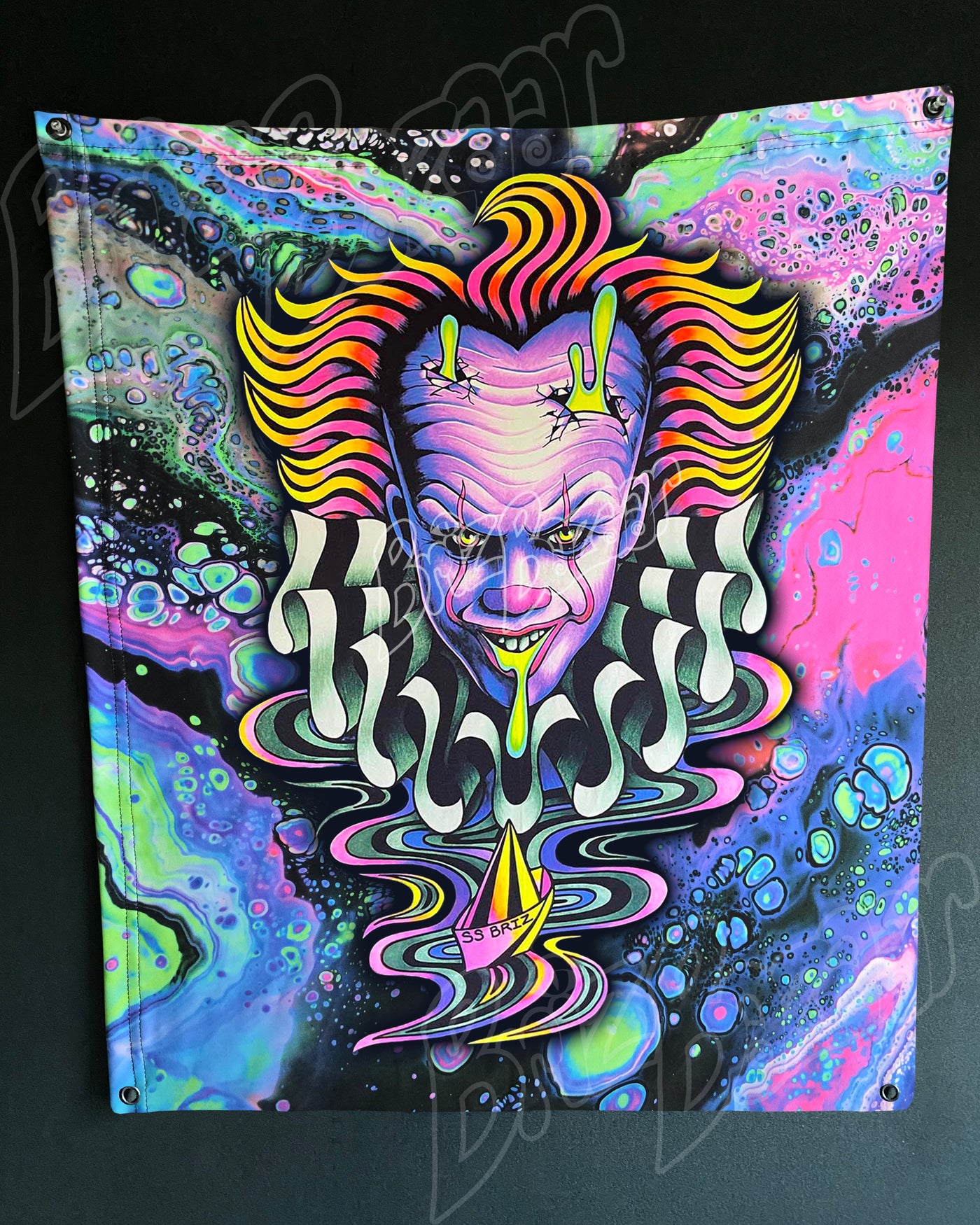 Custom Fluid UV Tapestry of Brizzywize