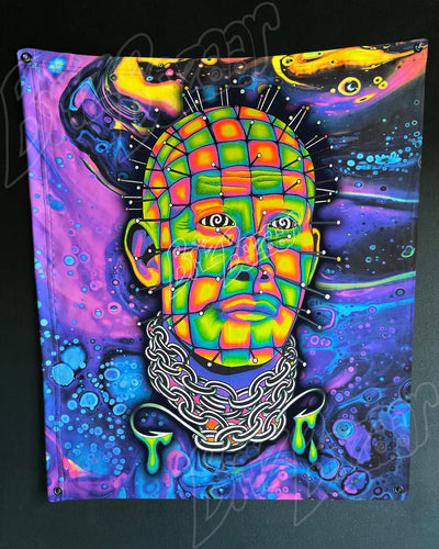 Custom Fluid UV Tapestry of Hellraver