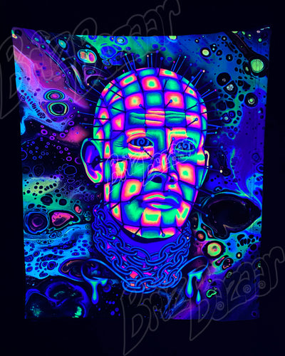 Custom Fluid UV Tapestry of Hellraver