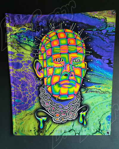 Custom Fluid UV Tapestry of Hellraver