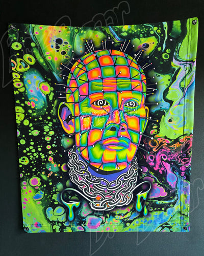 Custom Fluid UV Tapestry of Hellraver