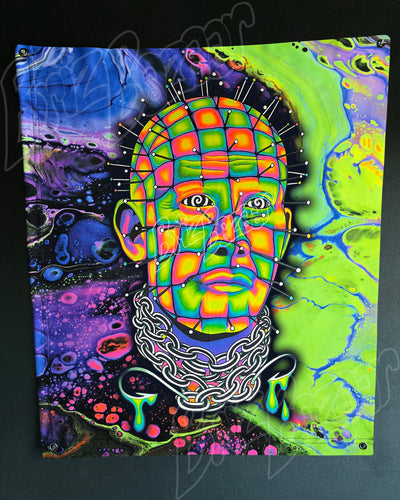 Custom Fluid UV Tapestry of Hellraver