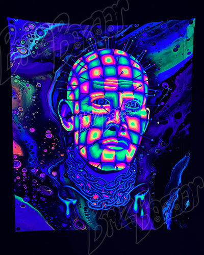 Custom Fluid UV Tapestry of Hellraver