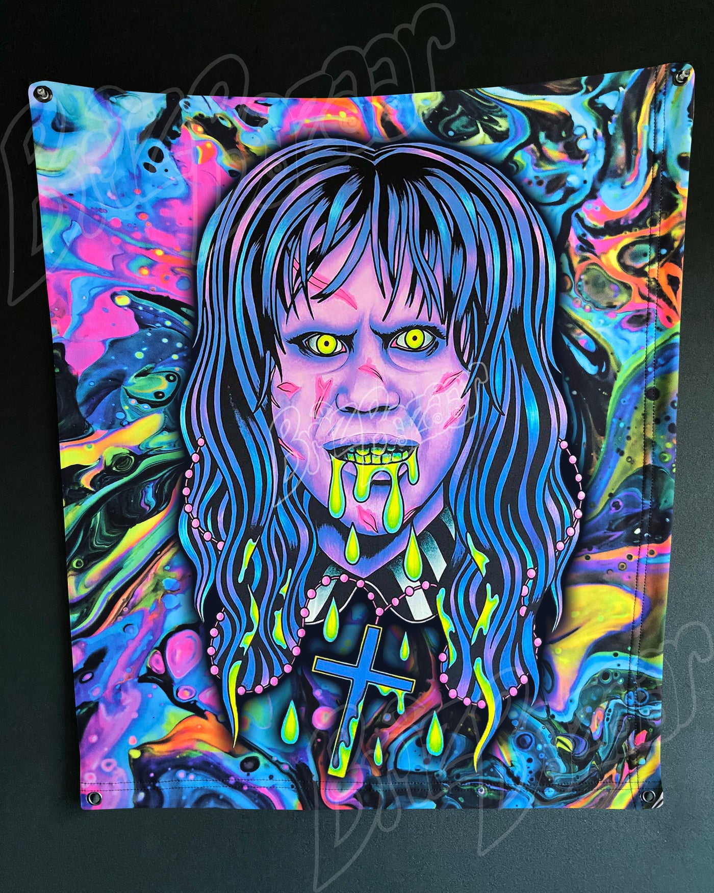 Custom Fluid UV Tapestry of Brizzorcizt