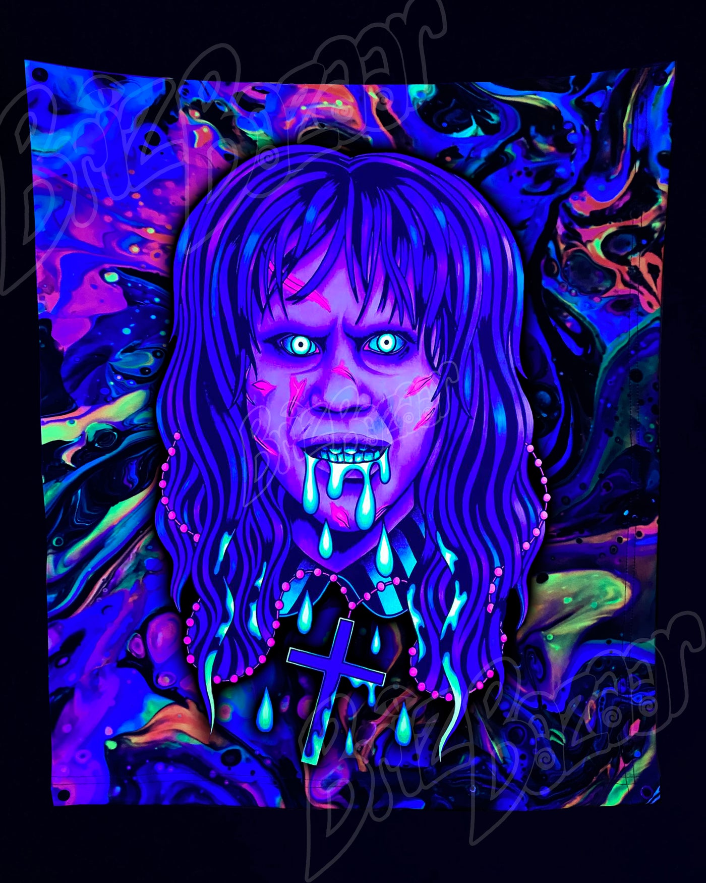 Custom Fluid UV Tapestry of Brizzorcizt