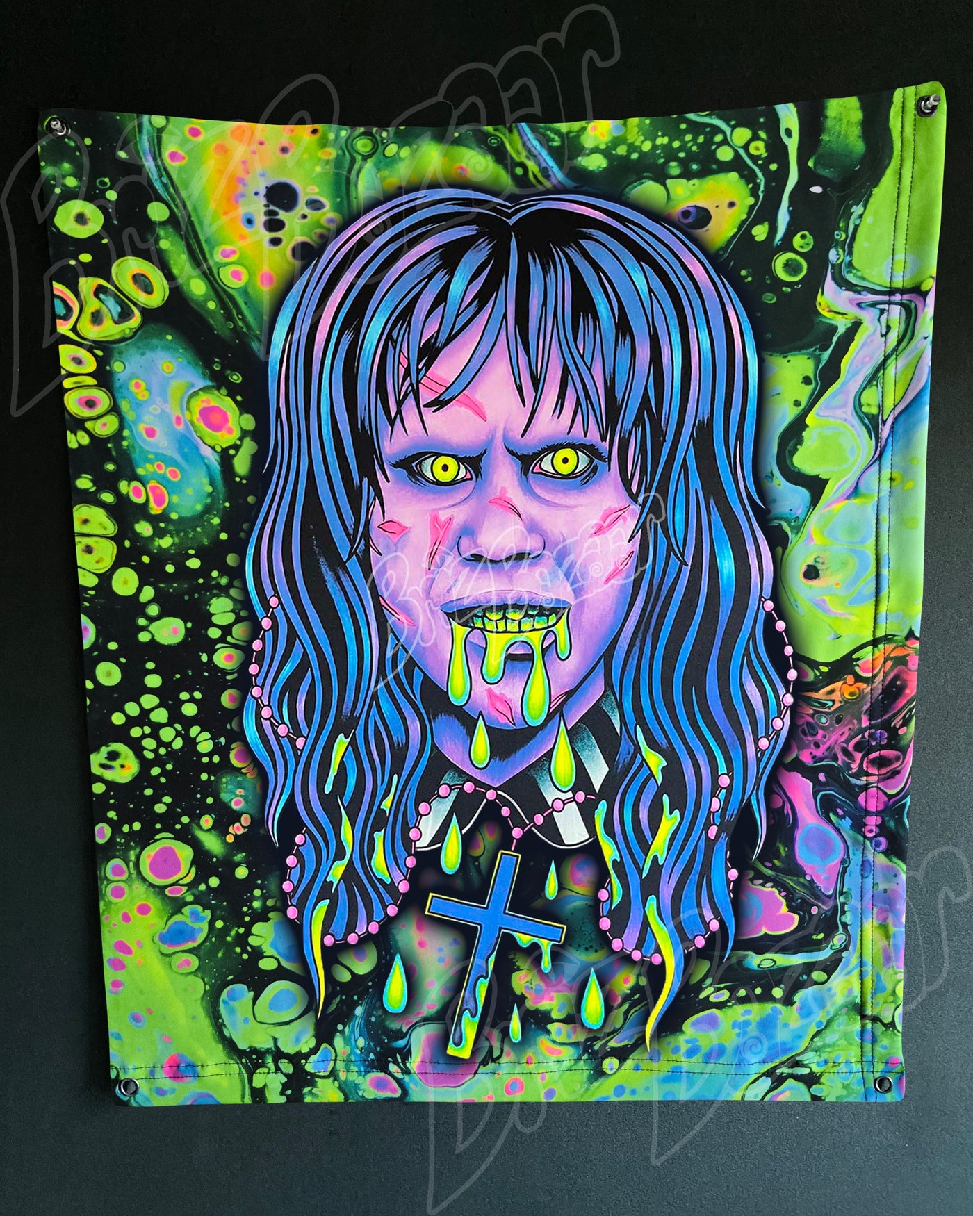 Custom Fluid UV Tapestry of Brizzorcizt