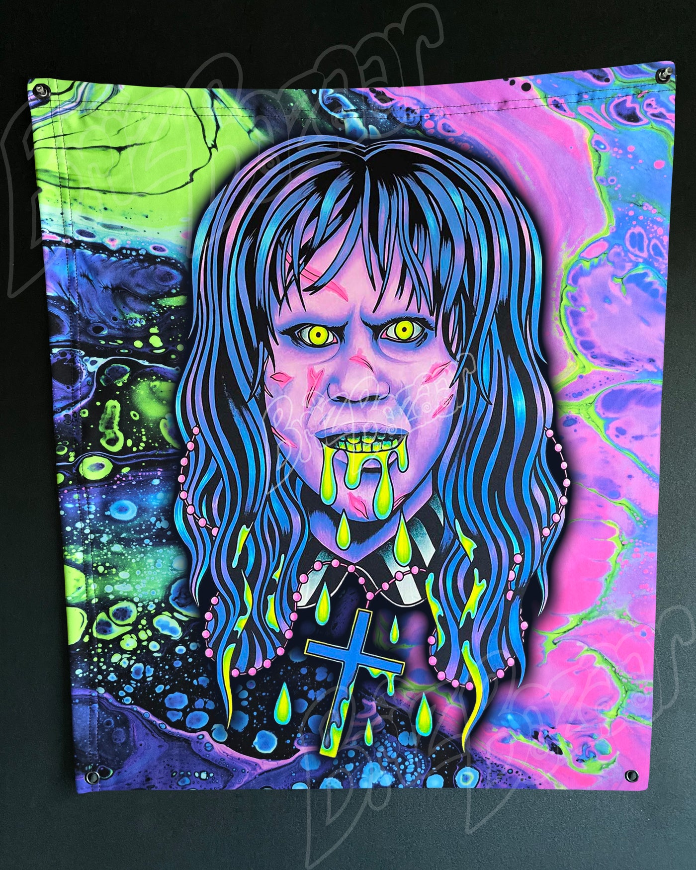 Custom Fluid UV Tapestry of Brizzorcizt