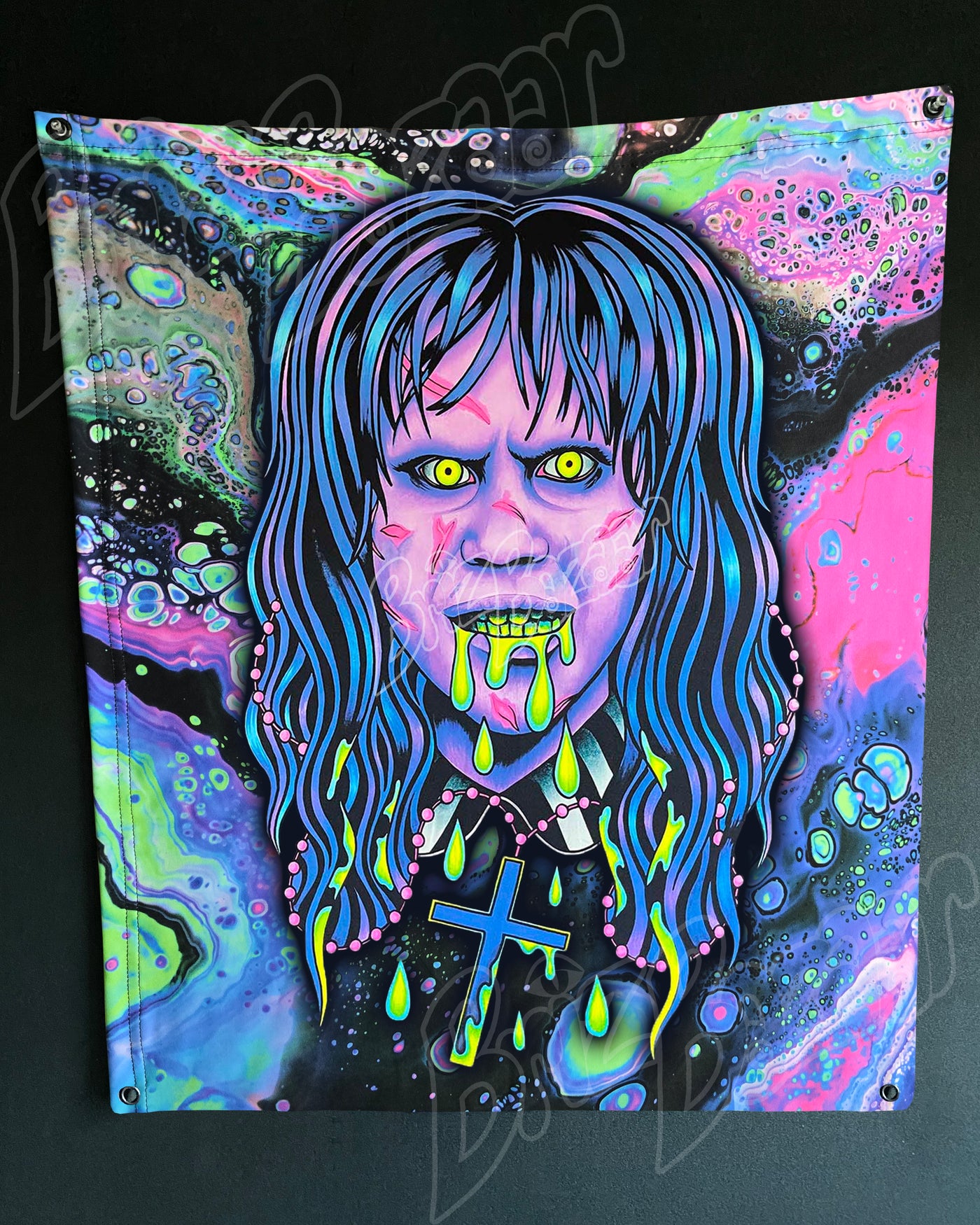 Custom Fluid UV Tapestry of Brizzorcizt
