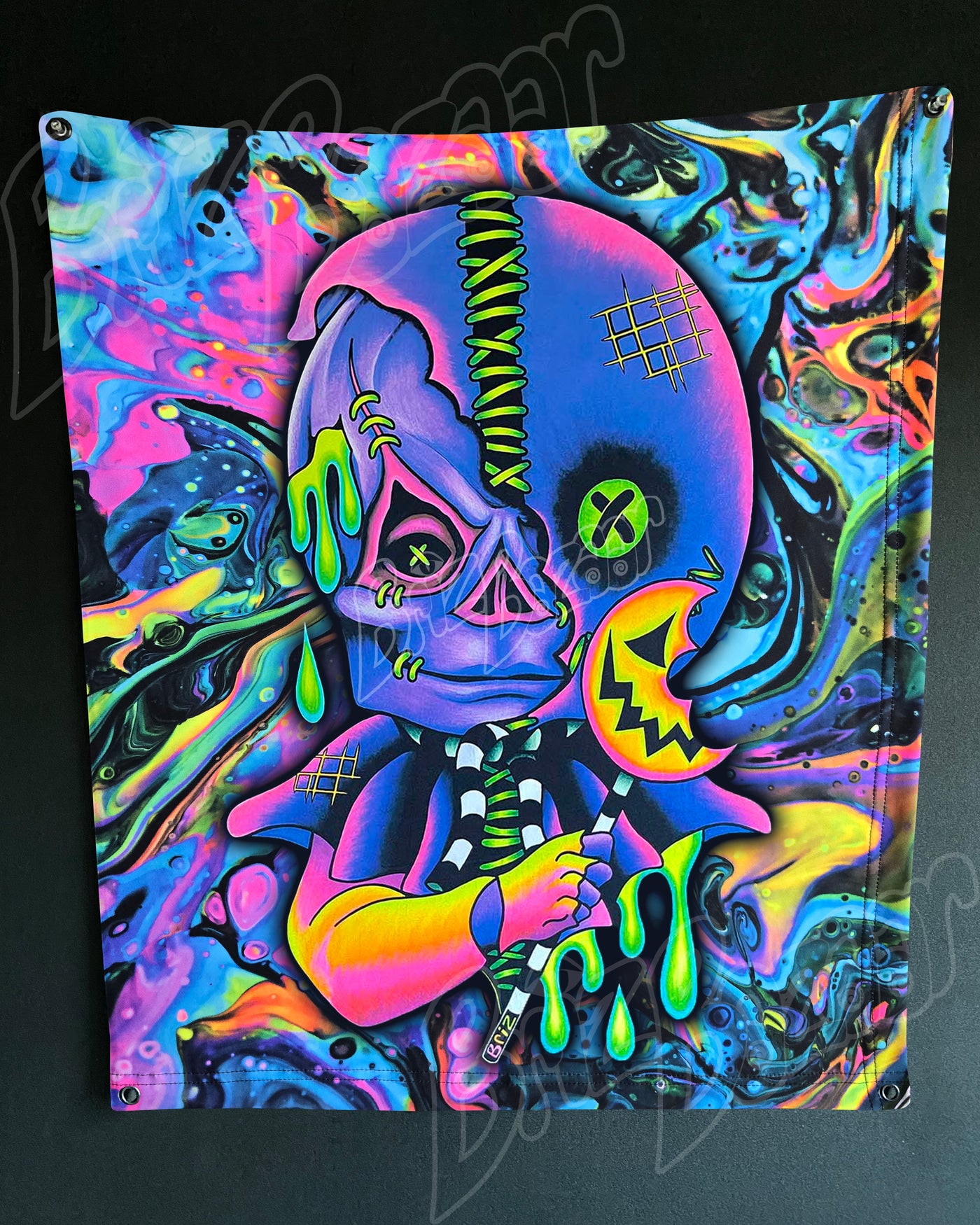 Custom Fluid UV Tapestry of Briz 'r' Treat