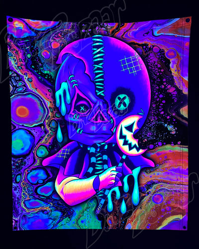 Custom Fluid UV Tapestry of Briz 'r' Treat