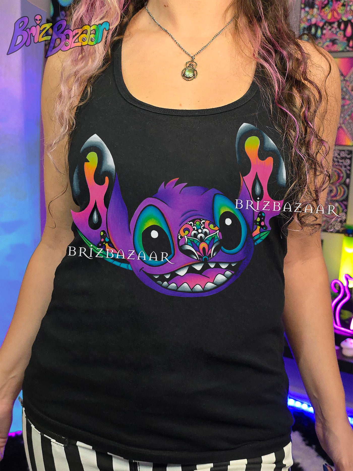 Tank Top of Trippy Alien