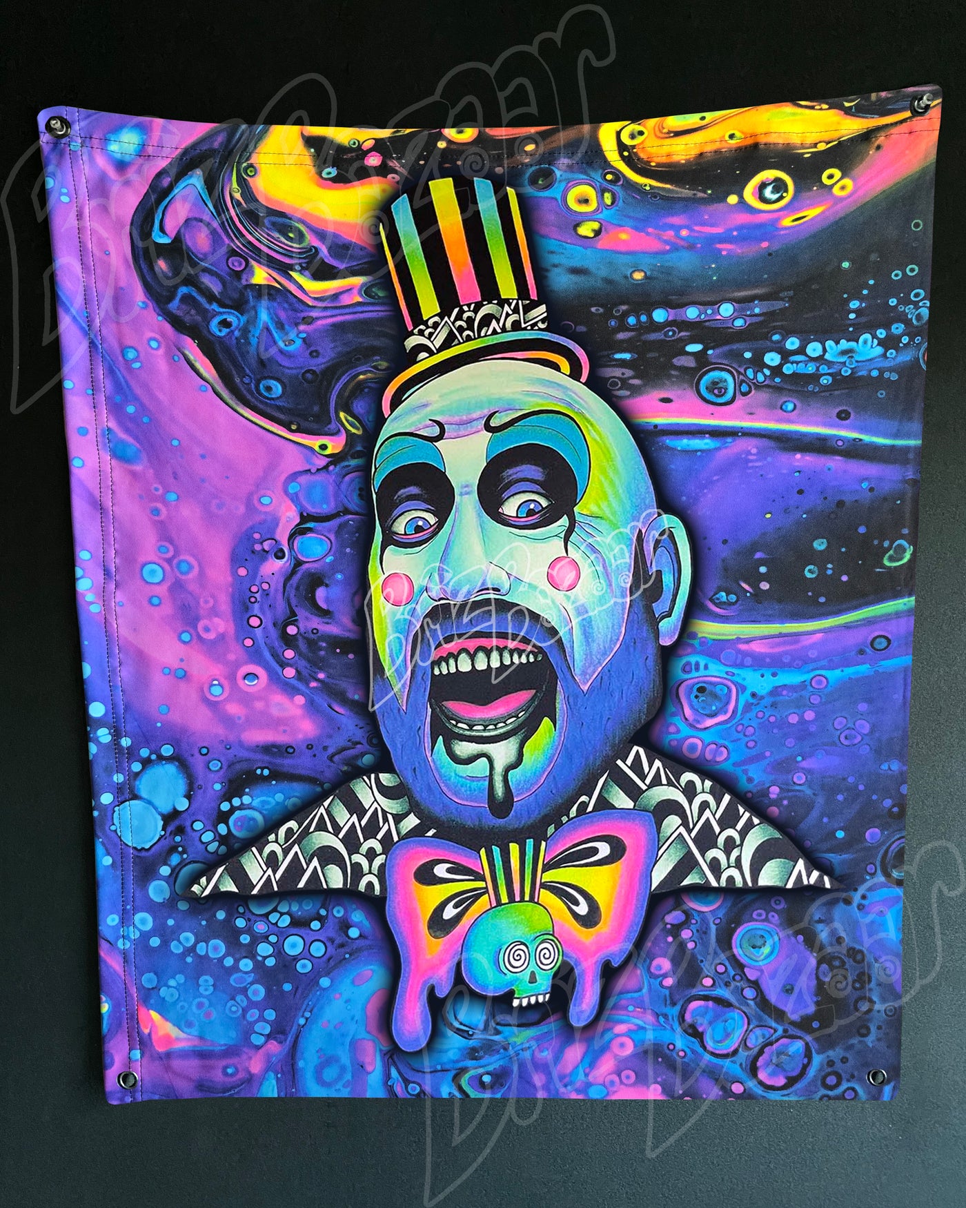 Custom Fluid UV Tapestry of Tutti