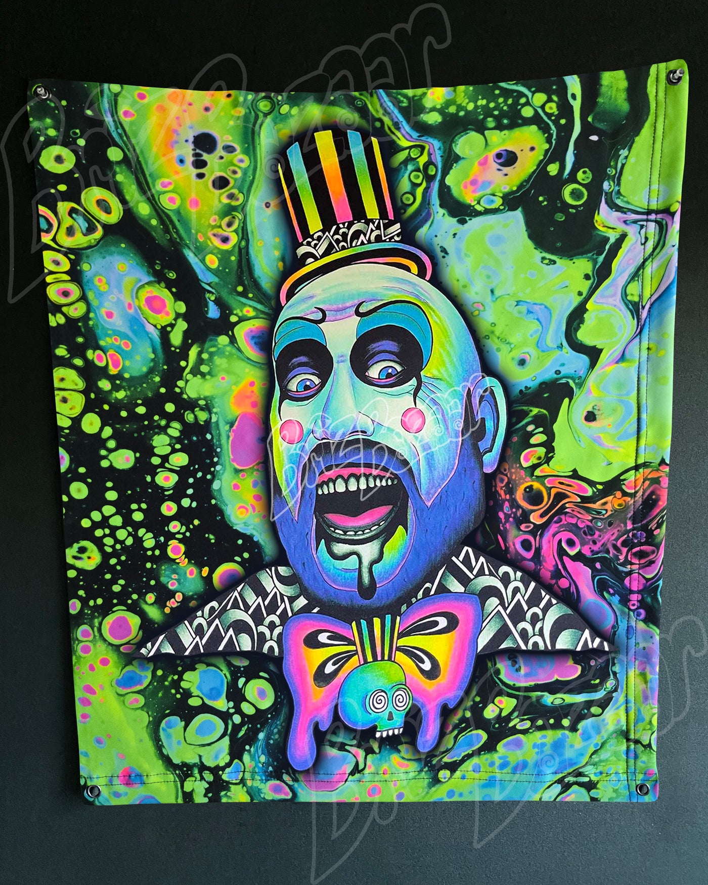Custom Fluid UV Tapestry of Tutti