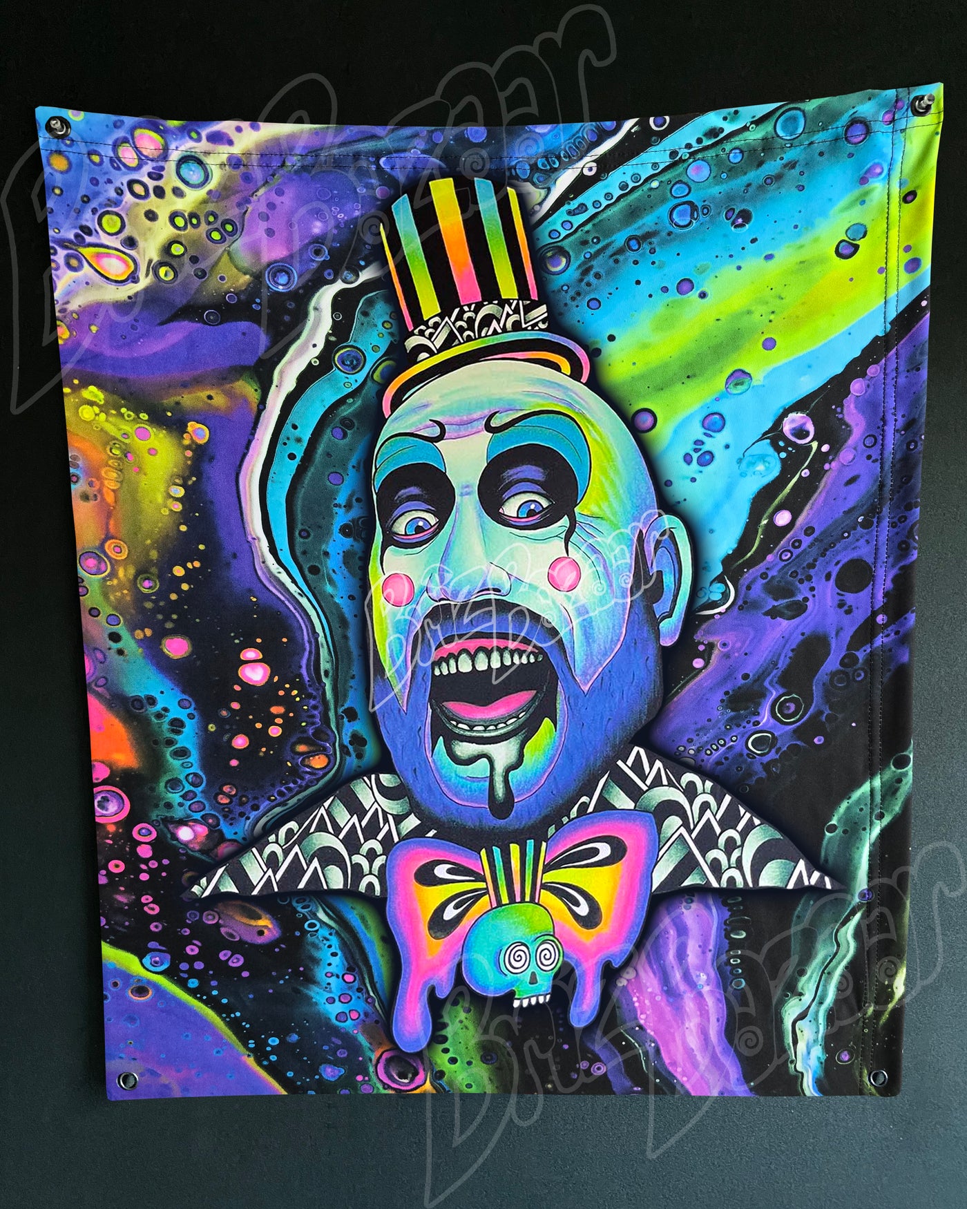 Custom Fluid UV Tapestry of Tutti