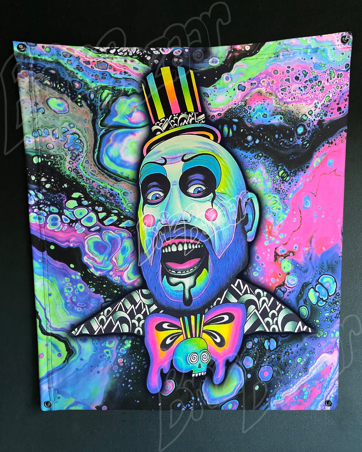 Custom Fluid UV Tapestry of Tutti