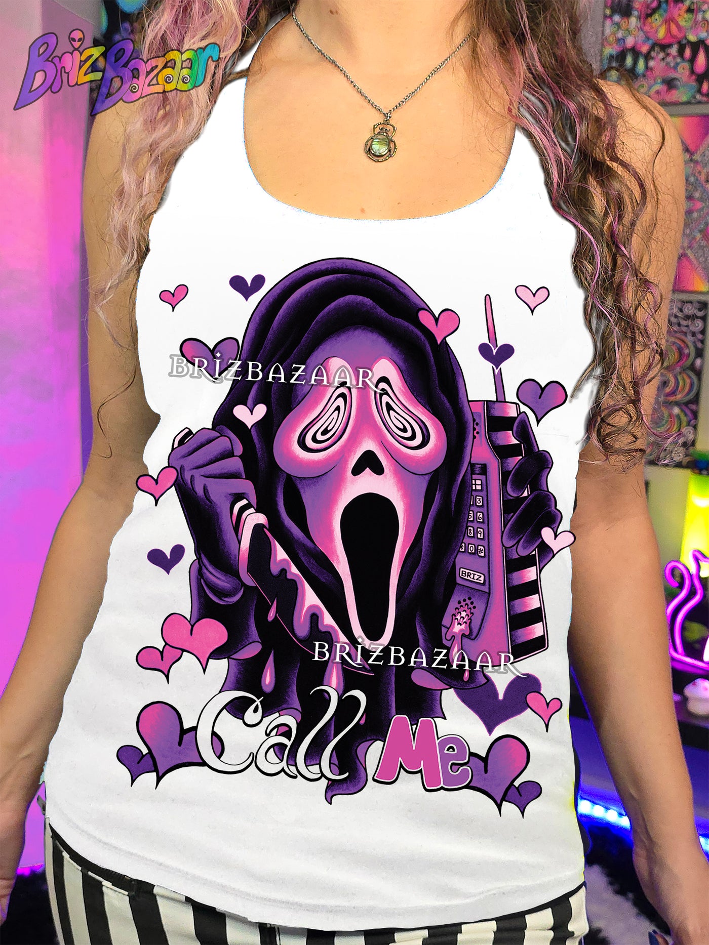 Tank Top of Vday Ghost Mask