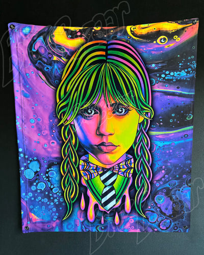 Custom Fluid UV Tapestry of Brizzday