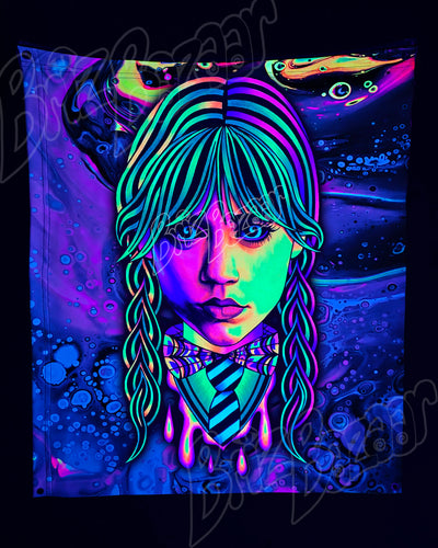 Custom Fluid UV Tapestry of Brizzday