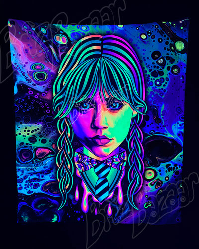 Custom Fluid UV Tapestry of Brizzday