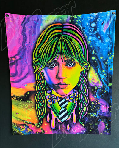 Custom Fluid UV Tapestry of Brizzday
