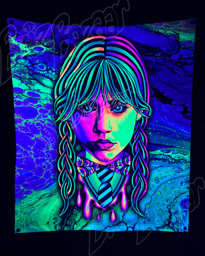Custom Fluid UV Tapestry of Brizzday