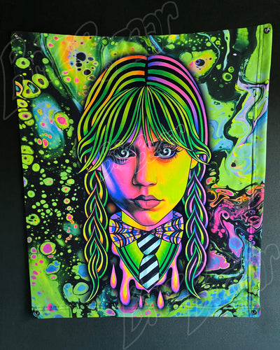 Custom Fluid UV Tapestry of Brizzday