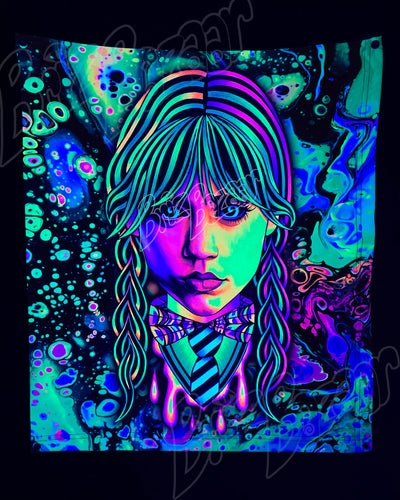 Custom Fluid UV Tapestry of Brizzday