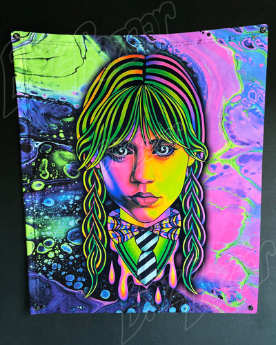 Custom Fluid UV Tapestry of Brizzday